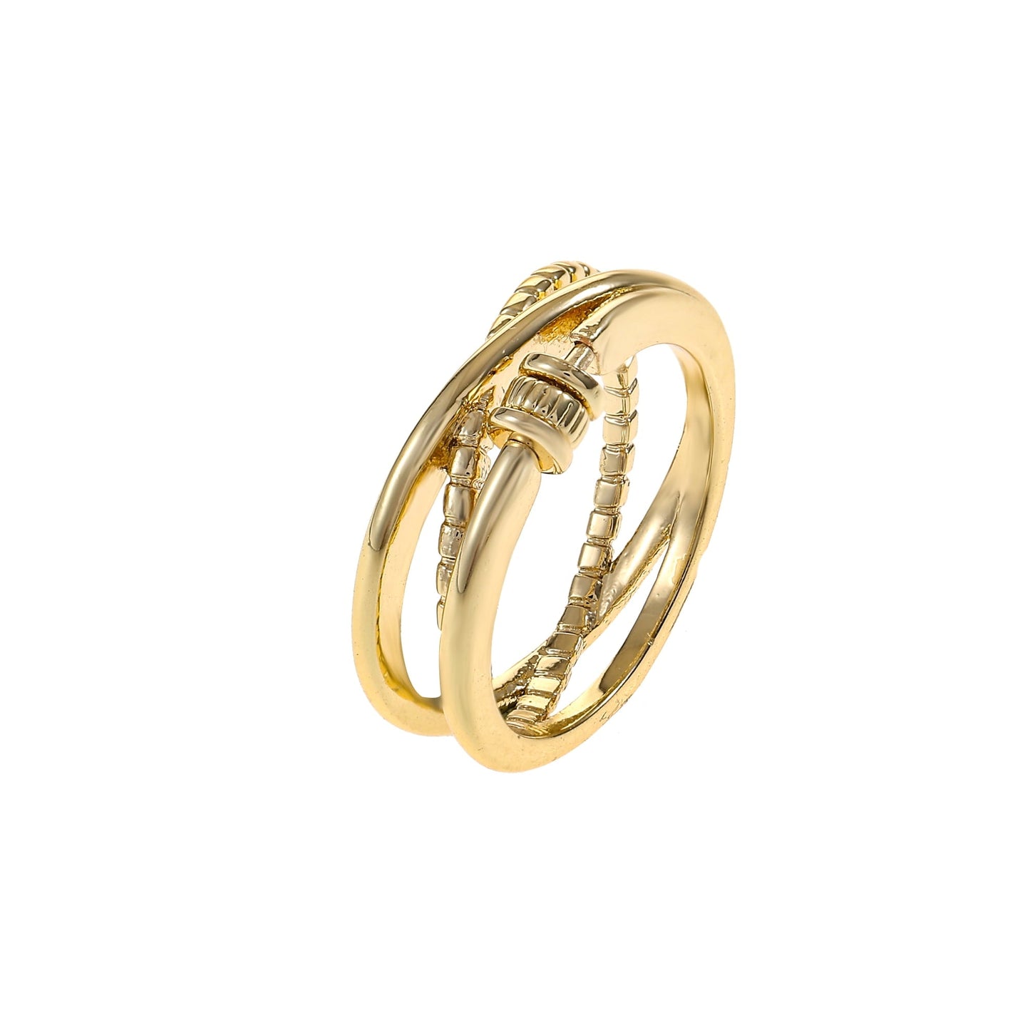 Believe by Brilliance 14KT Gold Flash Plated Ring, Fidget Spin Feature, 1 Piece