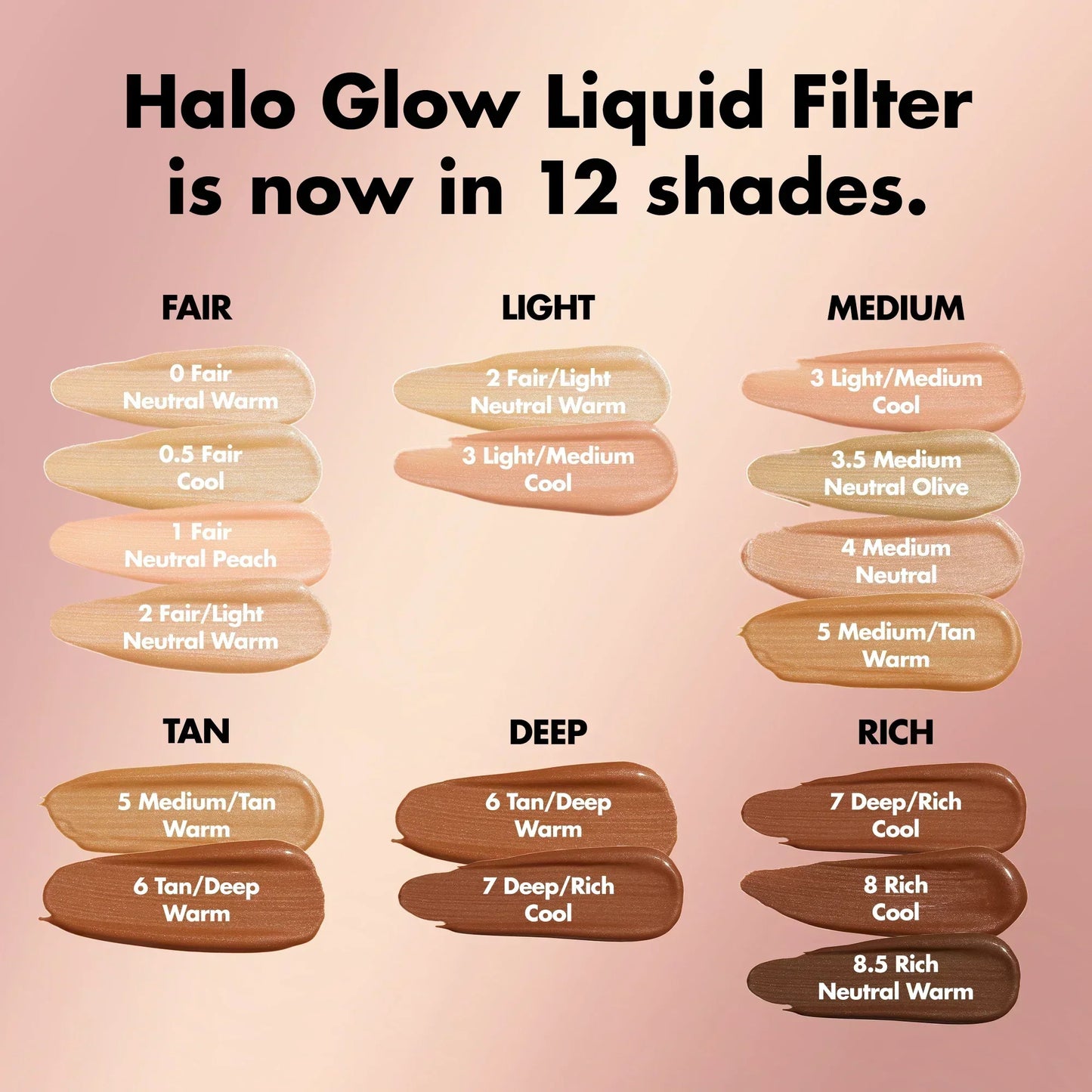e.l.f. Halo Glow Liquid Filter, 3 Light/Medium, 1.06 fl oz