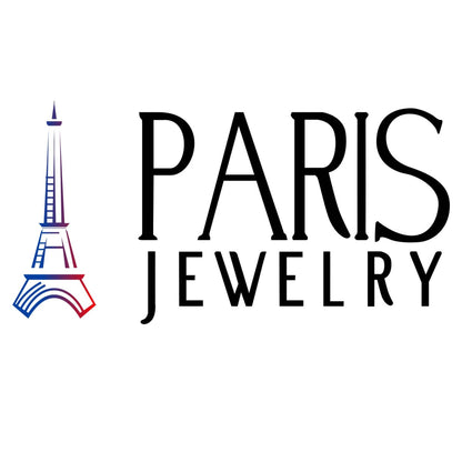 Paris Jewelry 18k White Gold 6 Cttw Blue Sapphire  Round Adjustable Tennis Bracelet For Women Plated